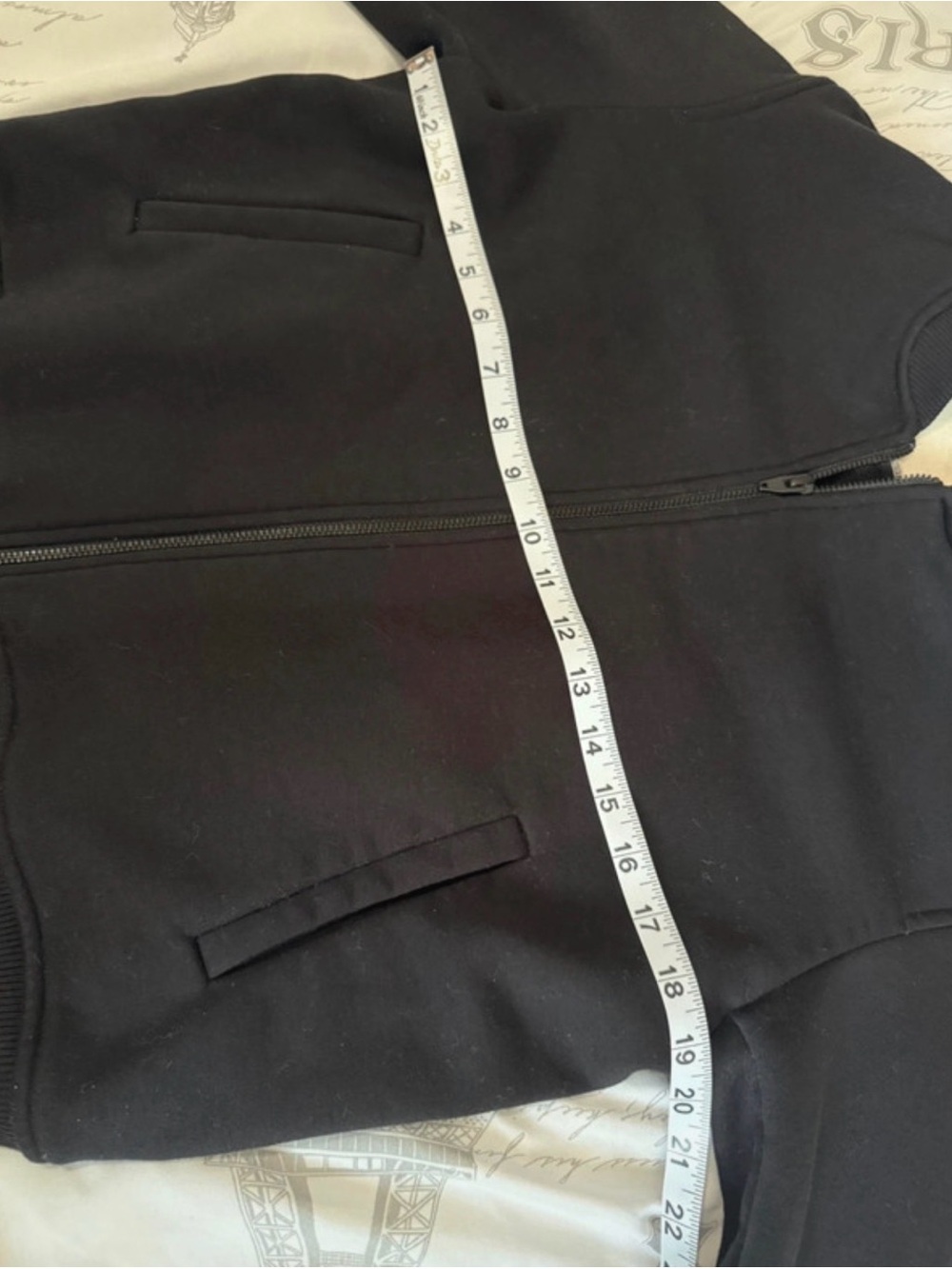 T Alexander Wang Women’s Black Zip-Front Bomber Sweater sz M🖤 - Picture 4 of 16